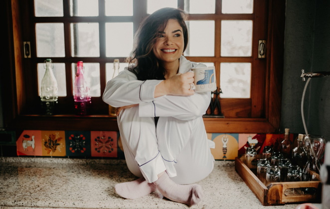 Vanessa Giácomo prepara lançamento de coleção de pijamas