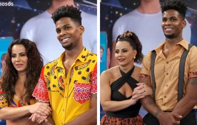 Viviane Araújo e Adeílton Ribeiro