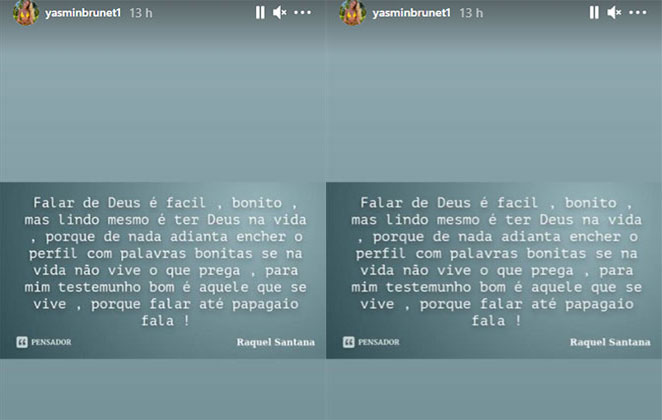 Modelo ficou irritada novamente com a sogra