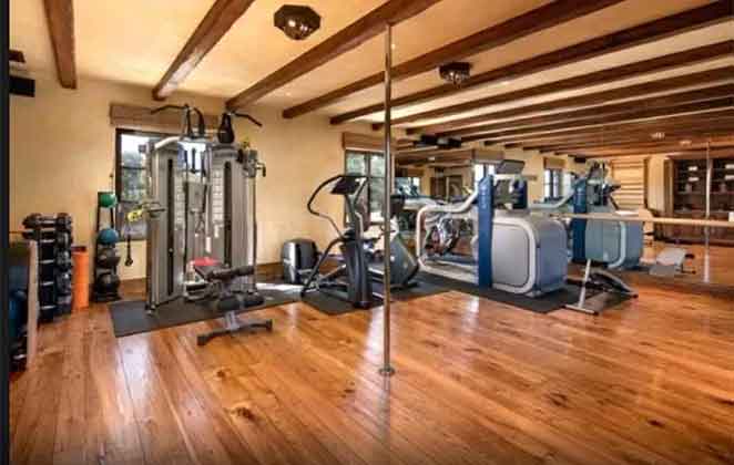 Academia com pole dance