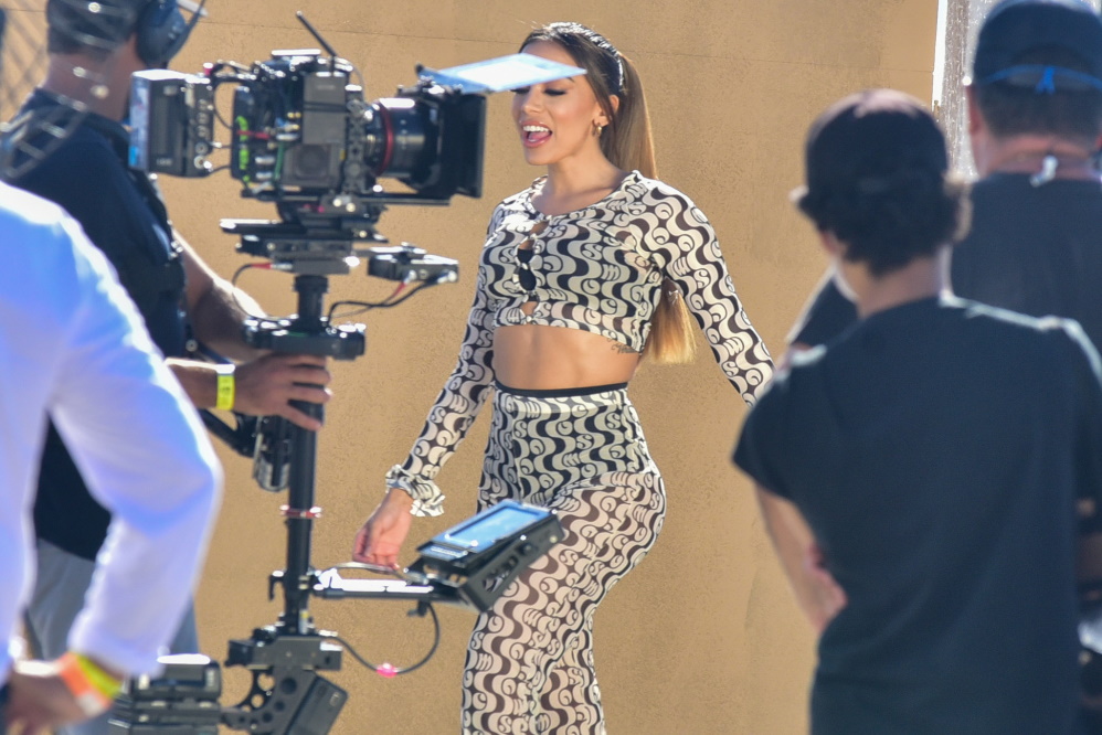 O Look da cantora era muito estiloso