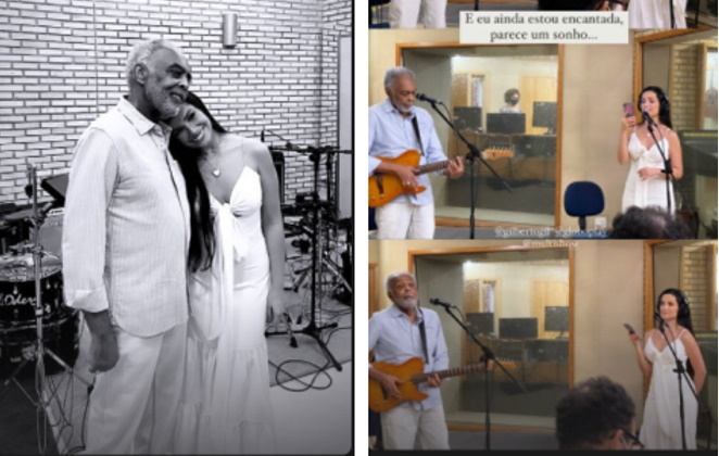 Juliette se dereteu por Gil nos bastidores