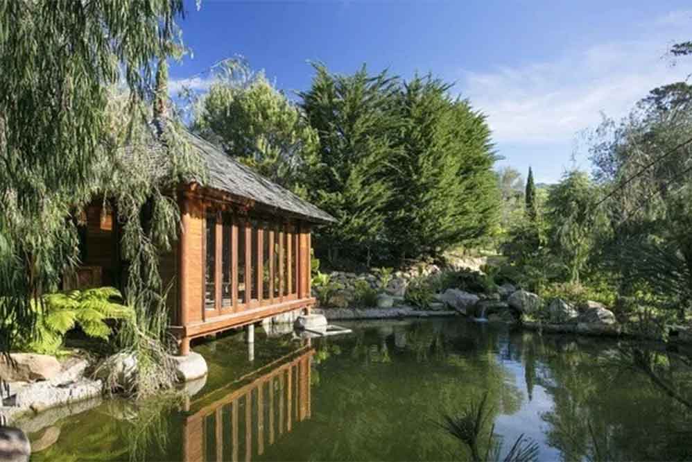 Visão de uma das partes do lago