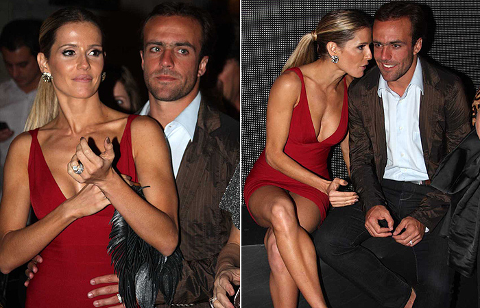 Deborah Secco e Roger Flores na primeira aparição em público, após ...