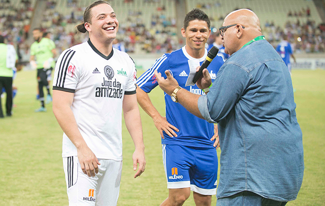 Wesley Safadão promove 'Jogo da Amizade' com famosos em Fortaleza 