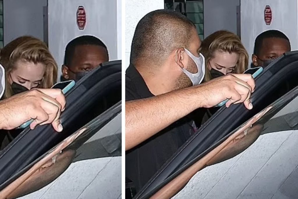 Adele e Rich Paul foram fotografados entrando pelos fundos do restaurante