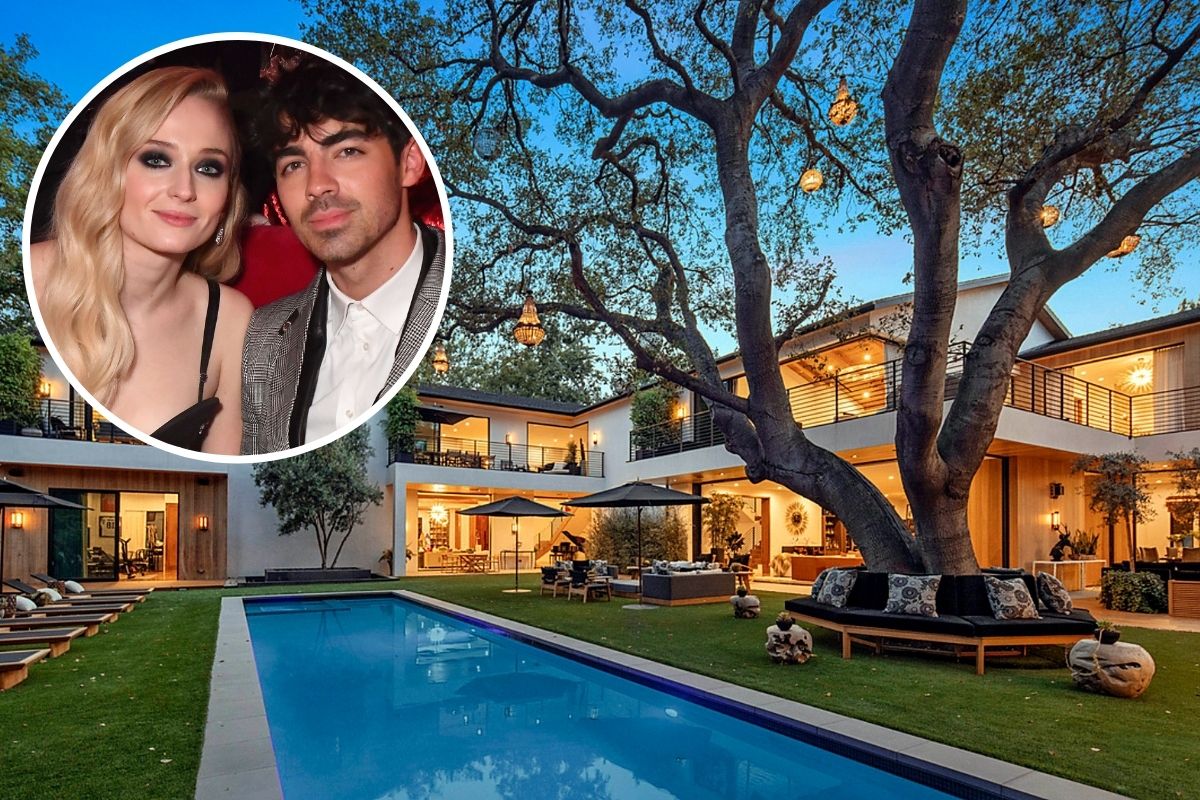 A mansão de Joe Jonas e Sophie Turner em Encino, Califórnia