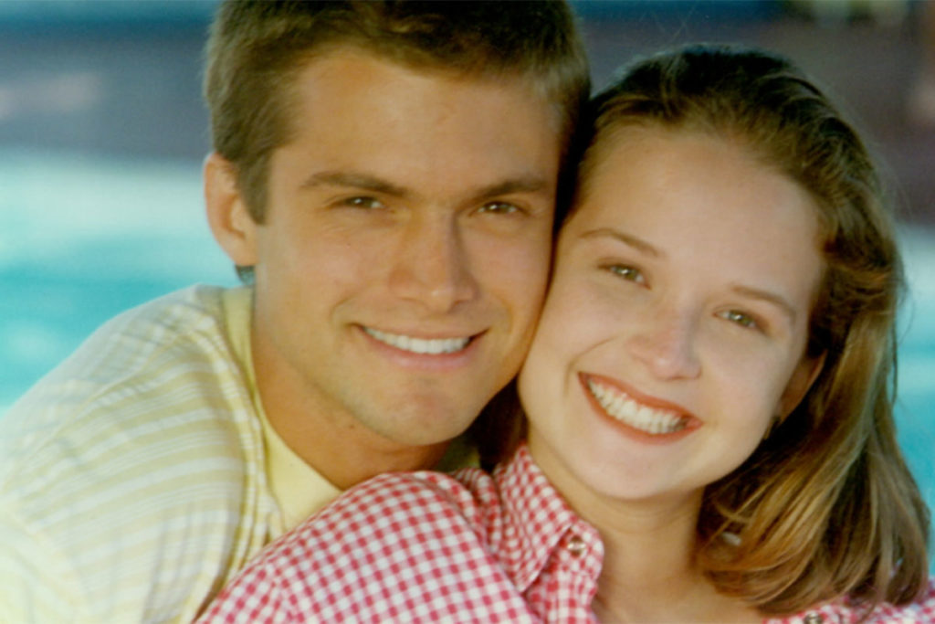 Claudio Heinrich e Fernanda Rodrigues em Malhação 1996