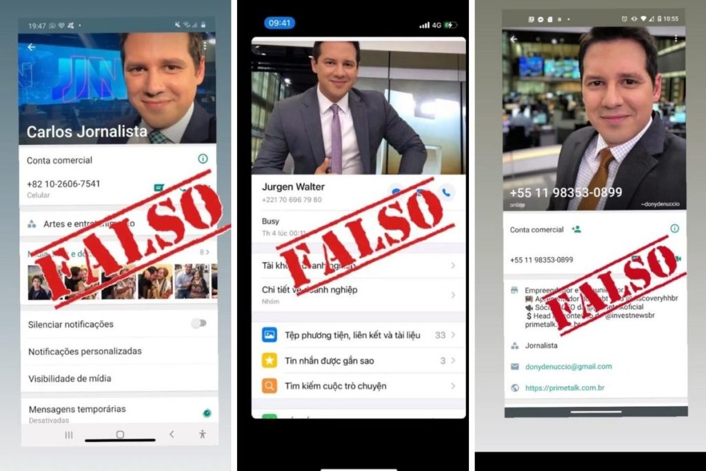 Dony De Nuccio denuncia perfis falsos nas redes sociais 