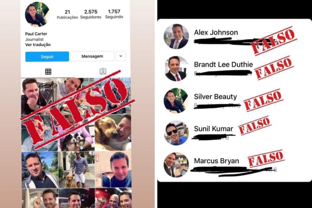 Dony De Nuccio denuncia perfis falsos nas redes sociais