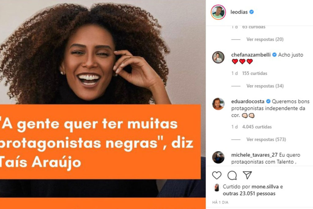 Eduardo Costa gerou polêmica com comentário