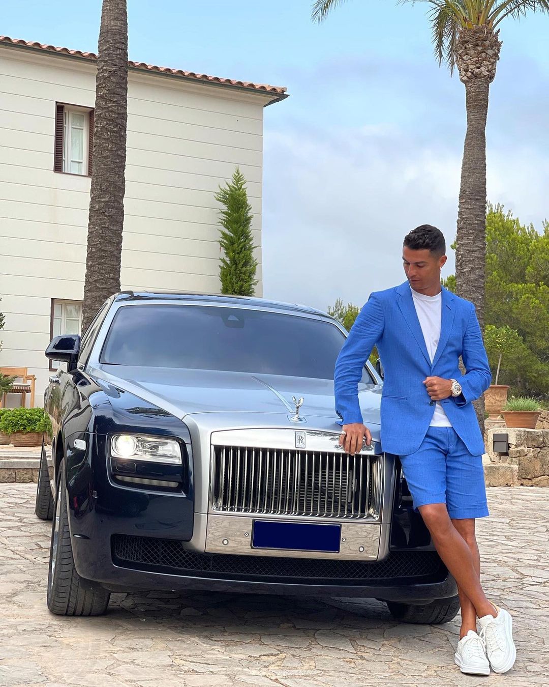Cristiano Ronaldo e seu Rolls-Royce