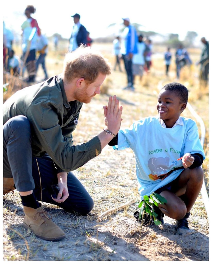 Harry em Botswana, África do Sil