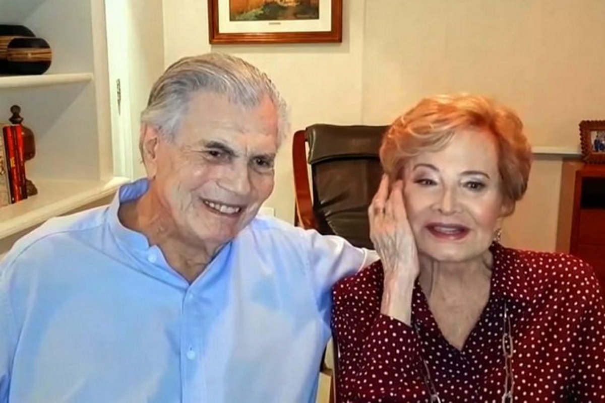Tarcísio Meira e Gloria Menezes em live