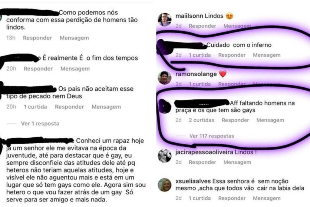 ataques homofóbicos a Vinicius Freitas