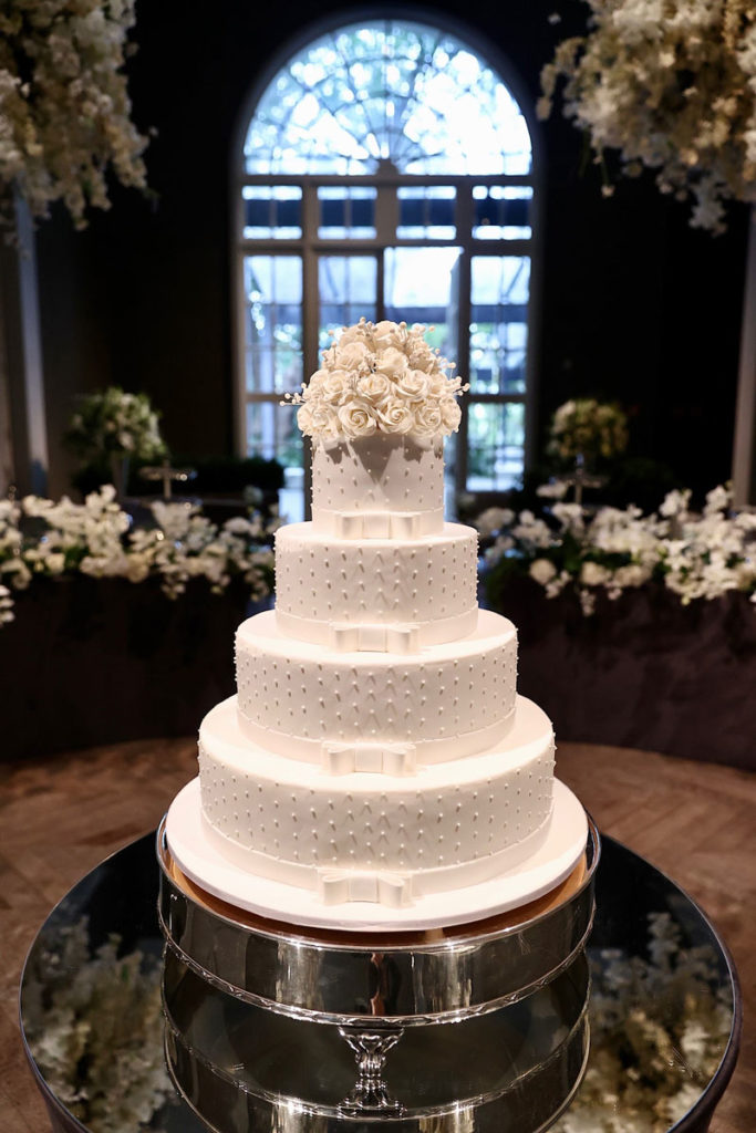 Bolo de casamento de Jô Pinheiro e Eduardo Nunes