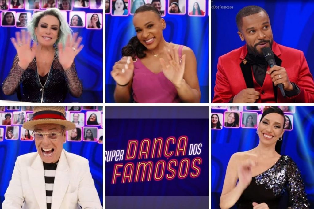 montagem jurados dança dos famosos