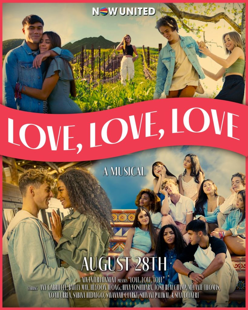 Poster do filme "Love,Love,Love"do Now United