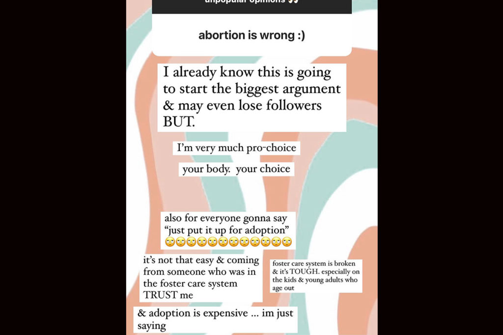 Simone Biles deu sua opinião sobre aborto nas redes sociais