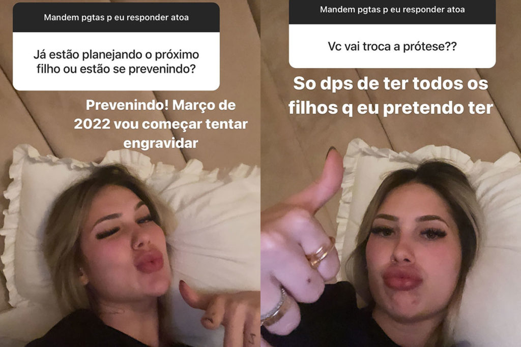 Virginia Fonseca respondeu perguntas dos fãs nas redes sociais