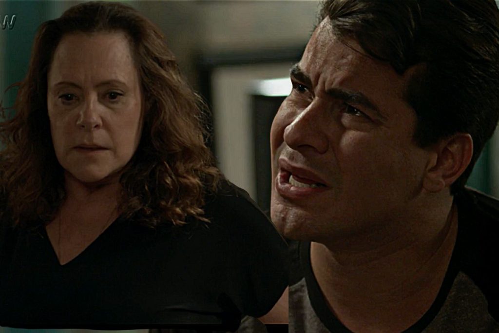 Arlete confessa a Júlio que encobriu um crime de morte