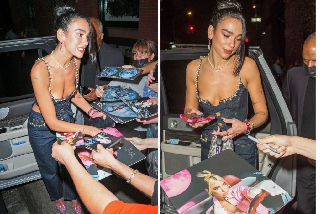 Dua Lipa e o namorado Anwar Hadid curtem noite romântica em Nova York