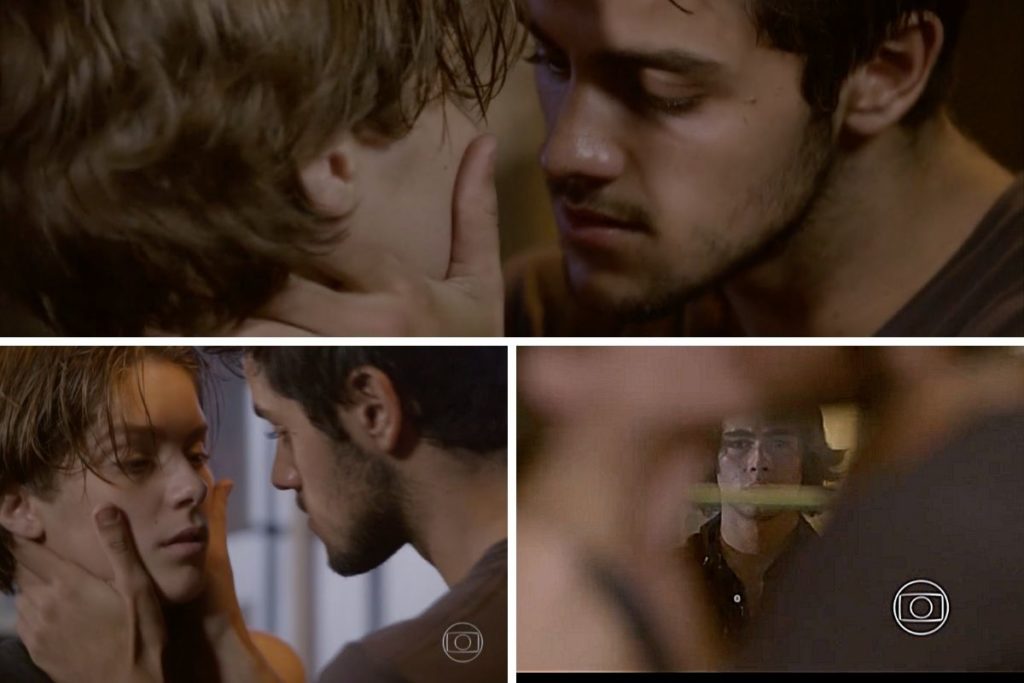 Malhação -Karina pede que Cobra a beije e Pedro vê a cena