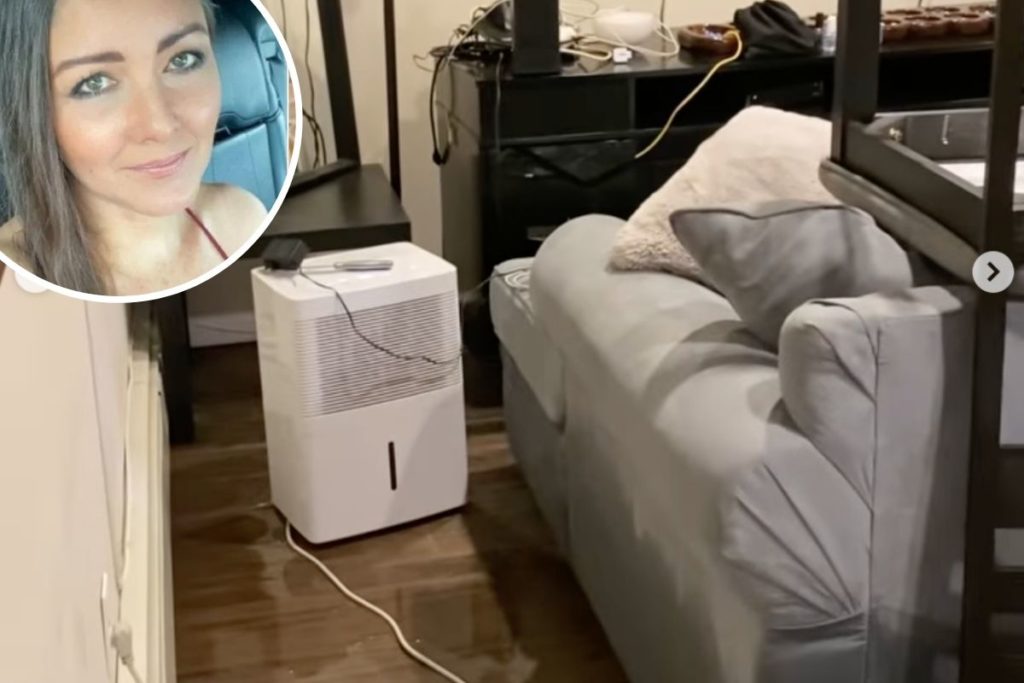 Nana Gouvêa mostra estragos que a tempestade em Nova York fez em sua casa