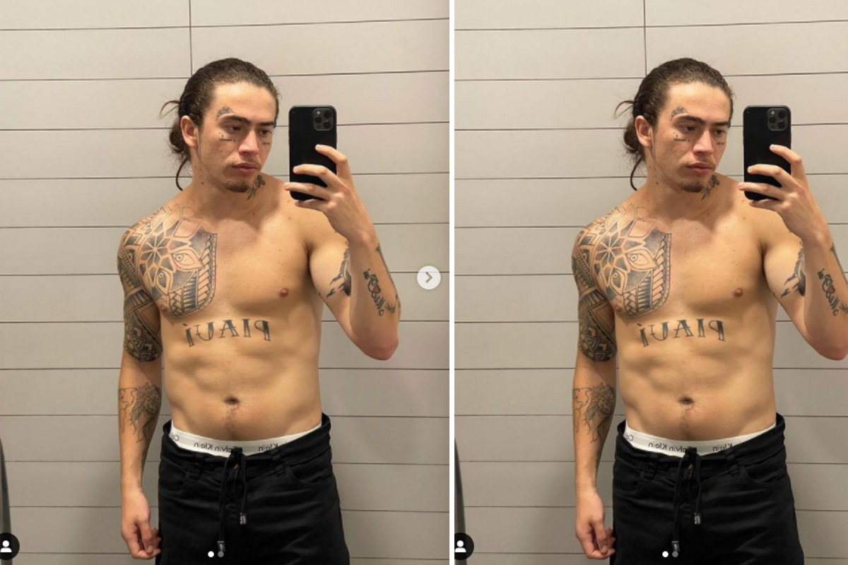 Whindersson Nunes mostra tanquinho e tira onda de Cau&atilde; e Pop&oacute;