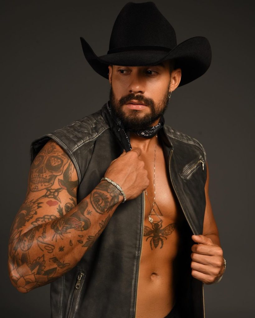 Bil Araujo como peão de A fazenda