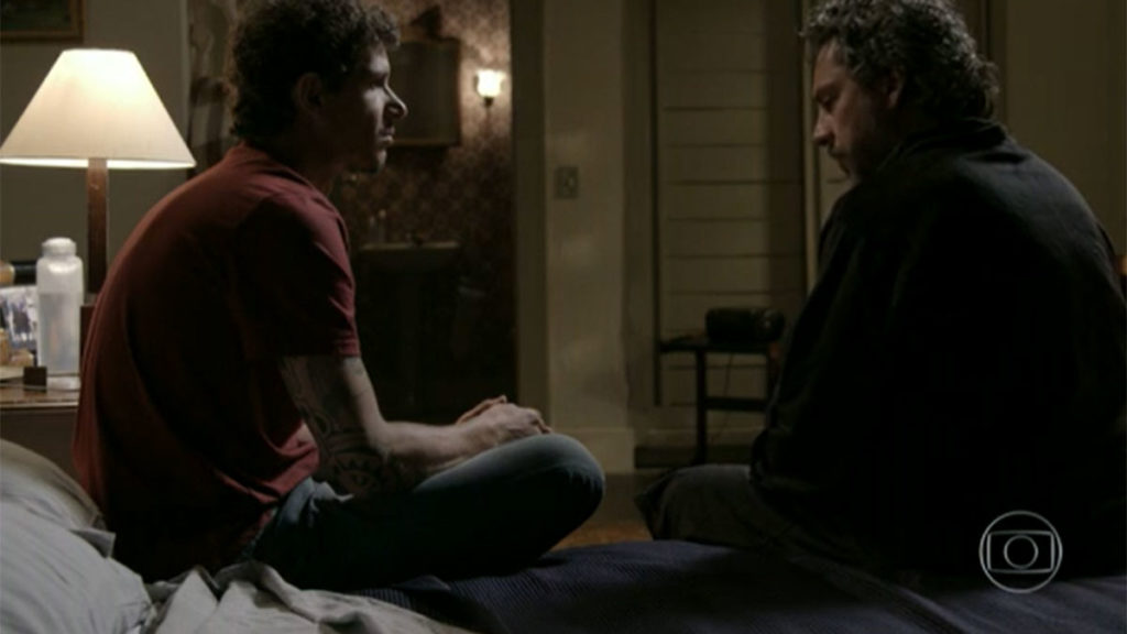 Elivaldoe José Alfredo conversam