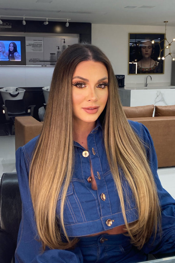 Juju Salimeni e seu novo visual