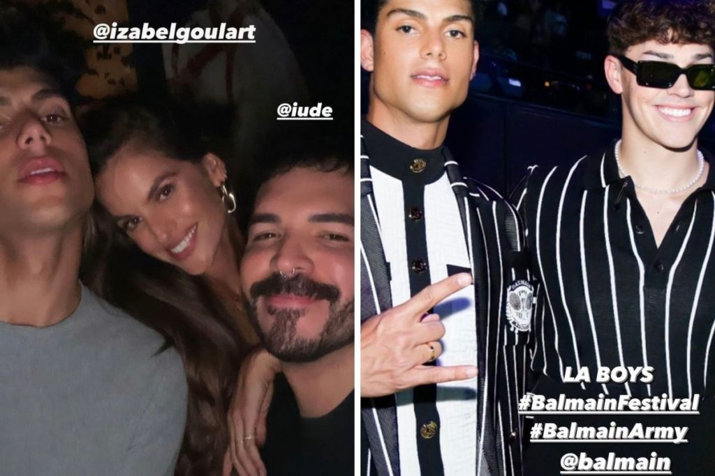 Lucas Castellani na primeira fila da Paris Fashion Week