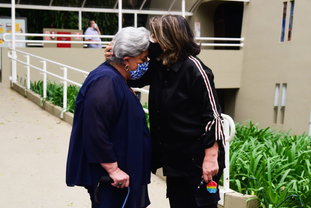 Leda Nagle e Roberta Miranda