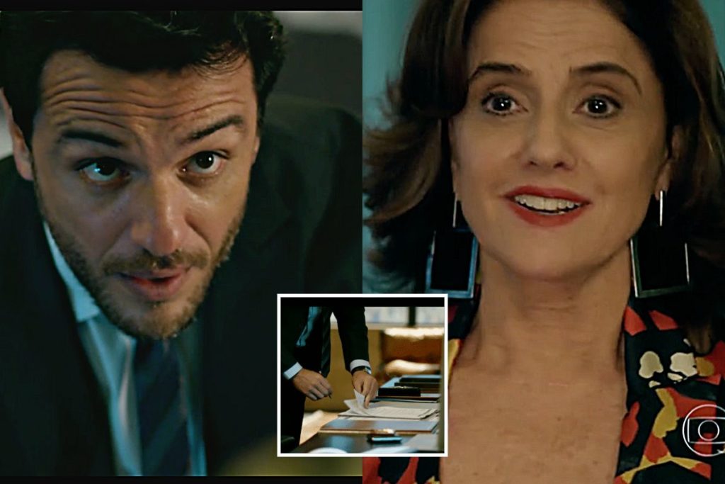 Alex (Rodrigo Lombardi) e Fanny (Marieta Severo) em Verdades Secretas