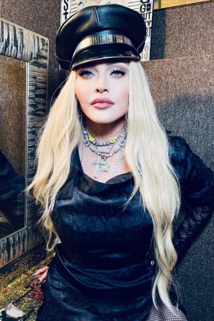 Madonna no palco no lançamento de Madame X - Foto: Reprodução Instagram @madonna