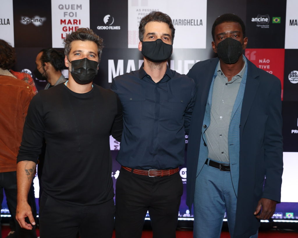 Bruno Gagliasso, Wagner Moura e Seu Jorge