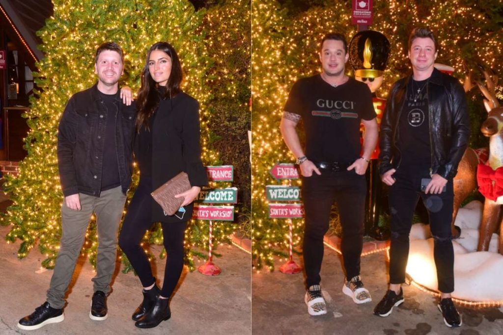 Inauguração de decoração de Natal reune famosos em São Paulo