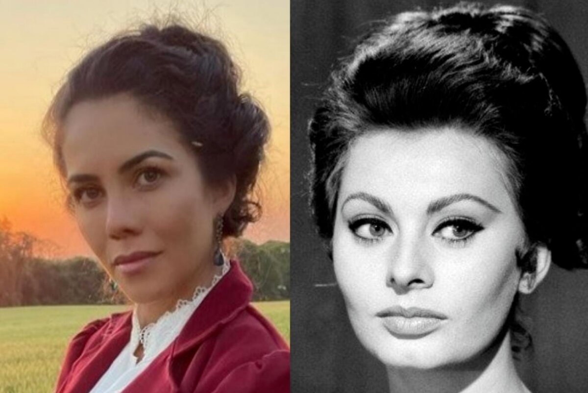 Daniela Albuquerque chamada de Sophia Loren brasileira