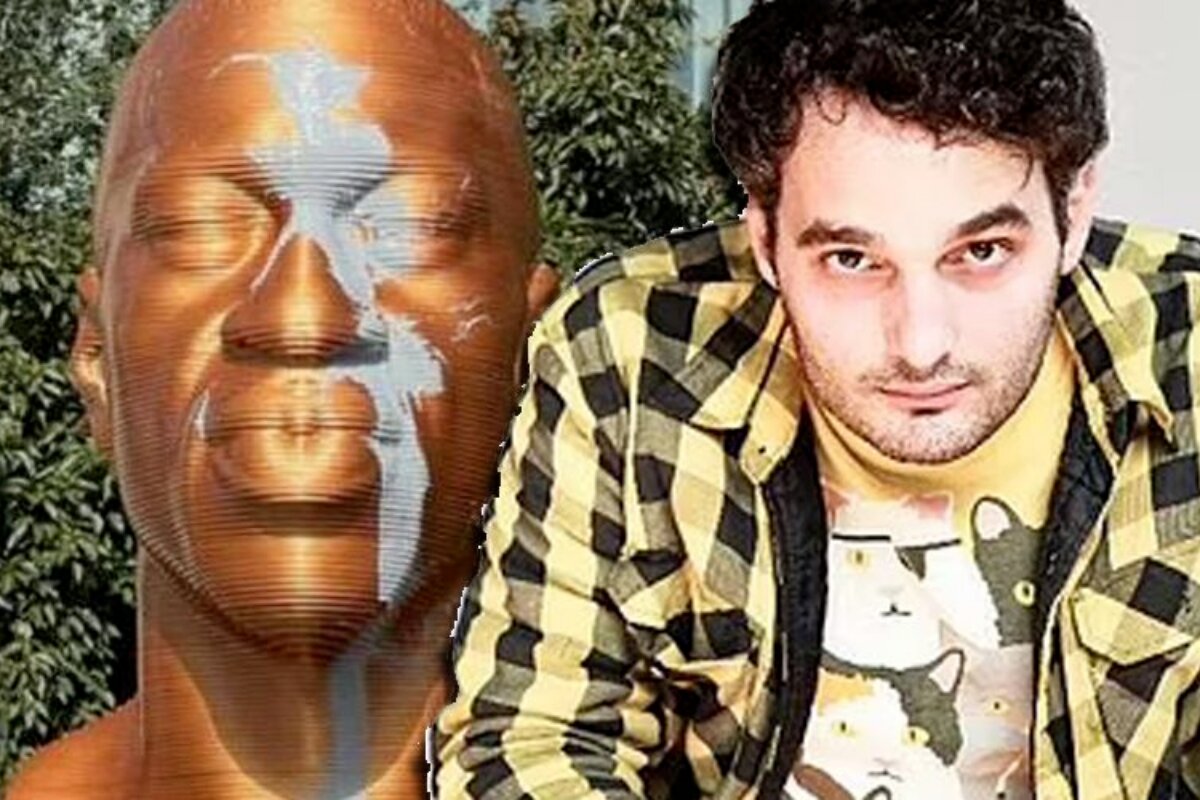 Ex-ator Micah Beals vandaliza estátua de George Floyd
