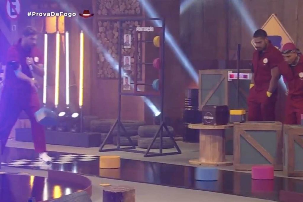 Prova de Fogo envolveu agilidade e destreza em A Fazenda 13