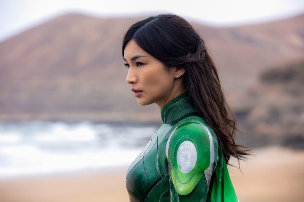 sersei (gemma chan) séria em cena de eternos