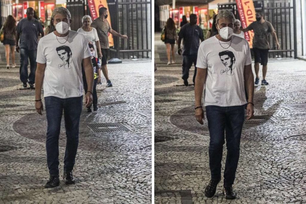 Alexandre Borges dá R$200 a homem em situação de rua no Rio