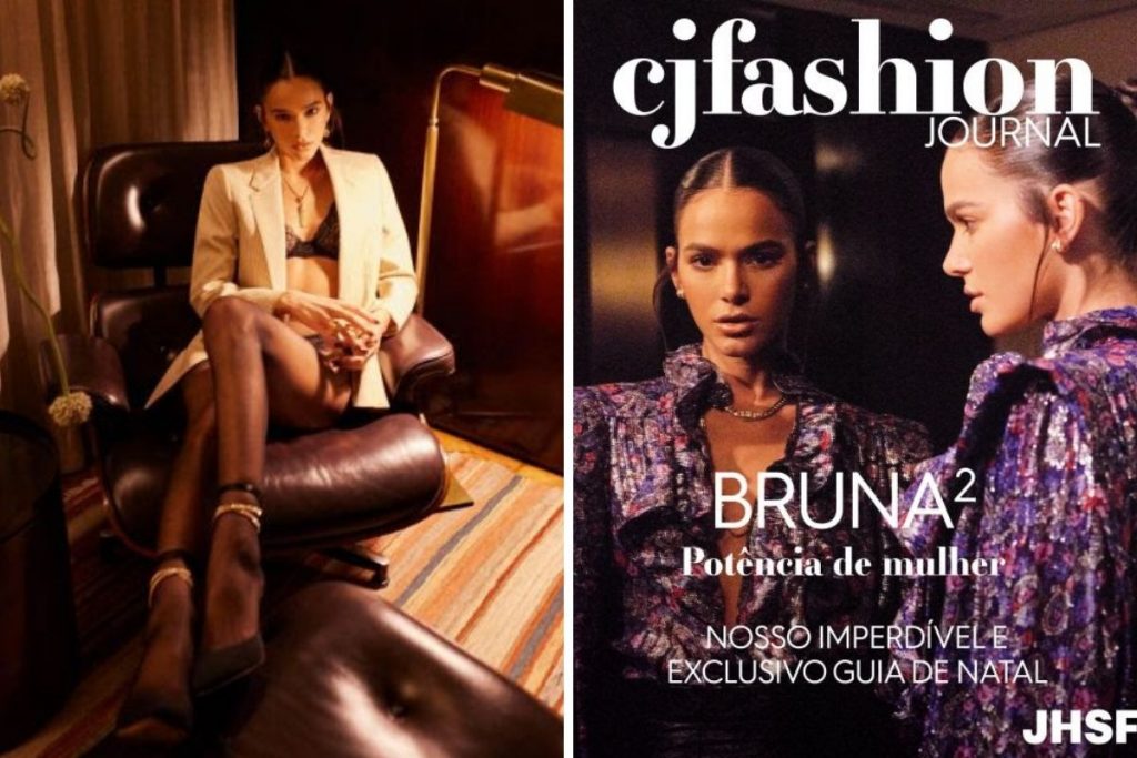 Bruna Marquezine na capa da revista CJ Fashion Journal