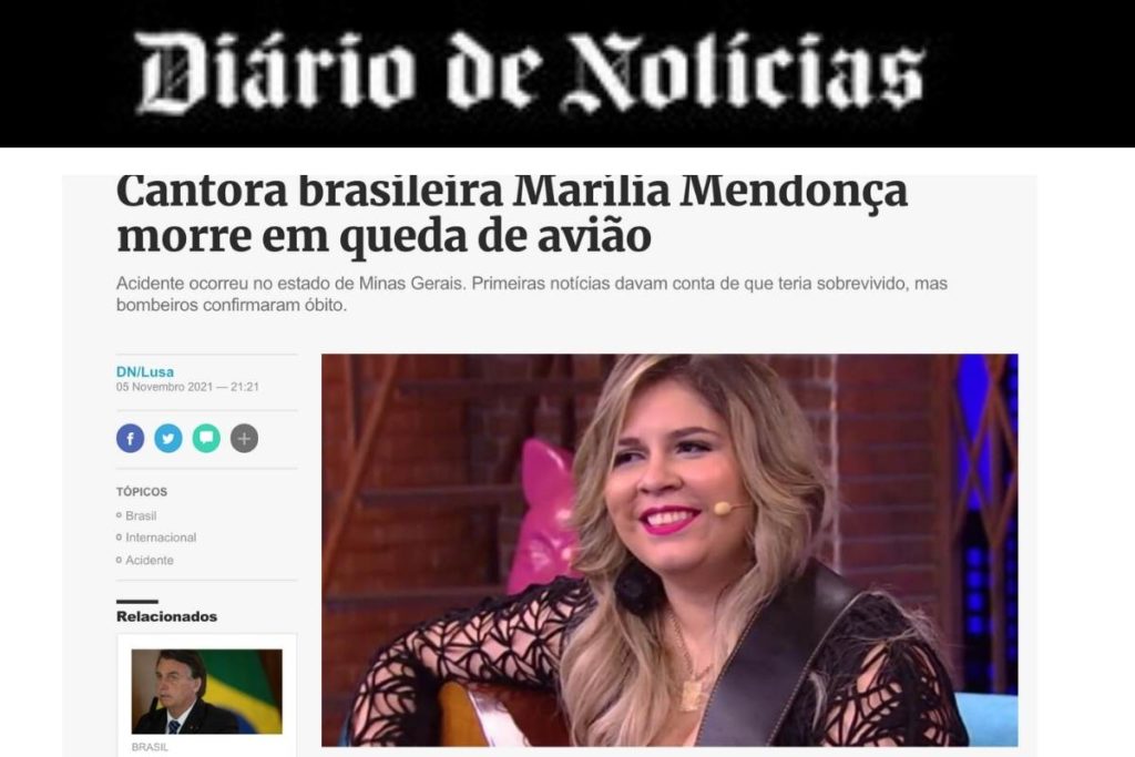 Diário de Notícias - Portugal -  Foto: Reprodução