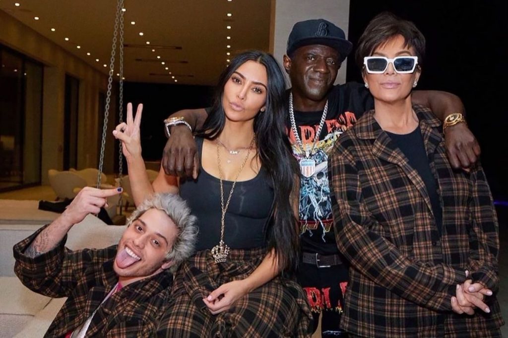 kim kardashian pete davidson kris jenner visita