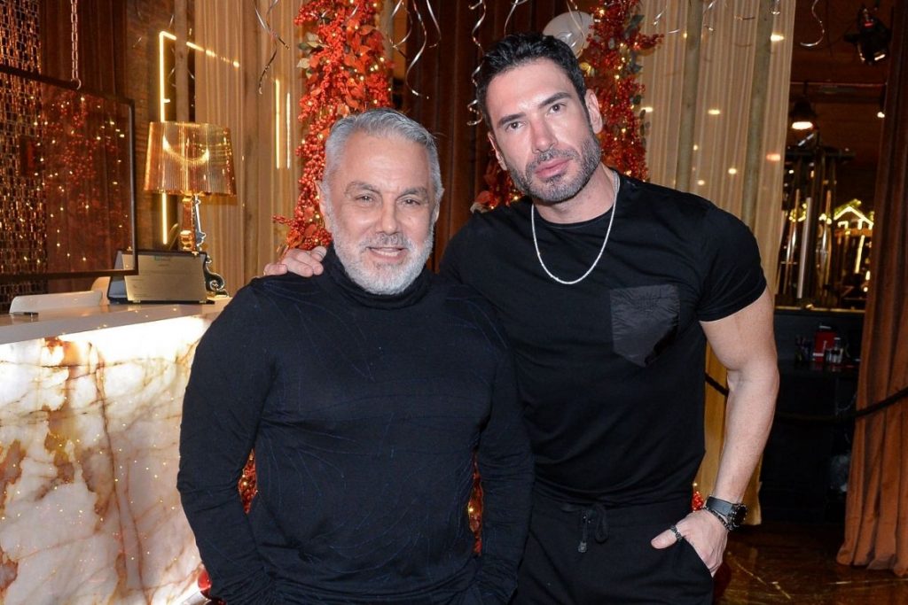 Lino Villaventura em festa da academia Les Cinq Gym