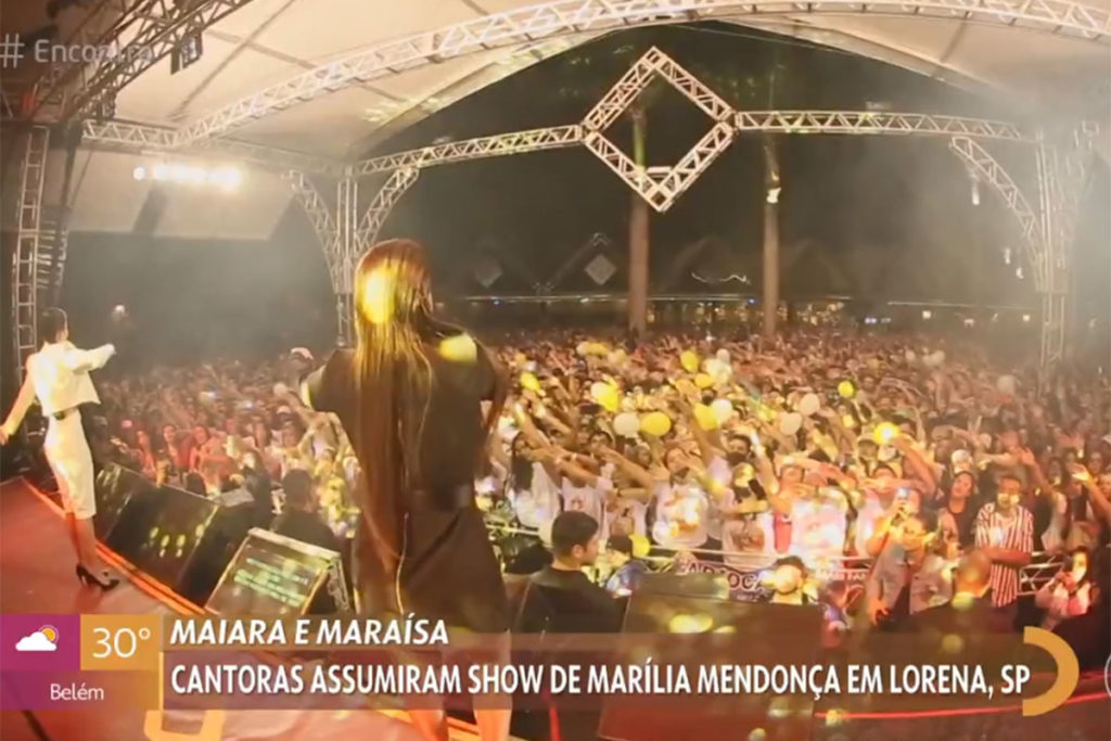 Show de Maiara e Maraísa, homenagem à Marília Mendonça, em Lorena