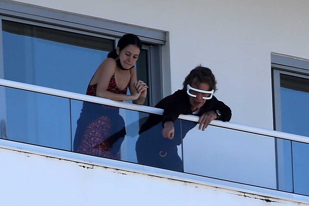 Mick Jagger com a namorada, Melanie Hamrick