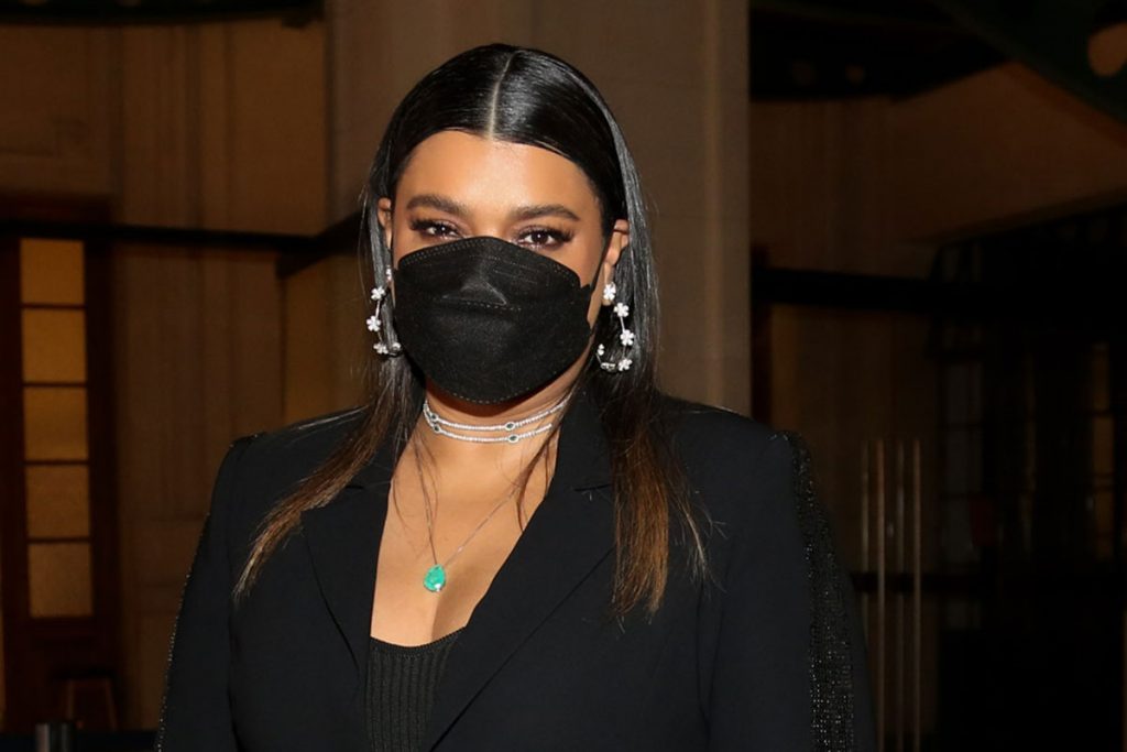 Preta Gil posou para os fotógrafos